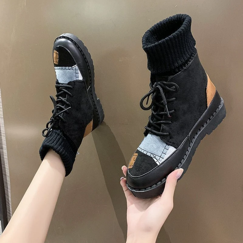 Title 2, Womens Patch Socks Martin Boots offer style an...