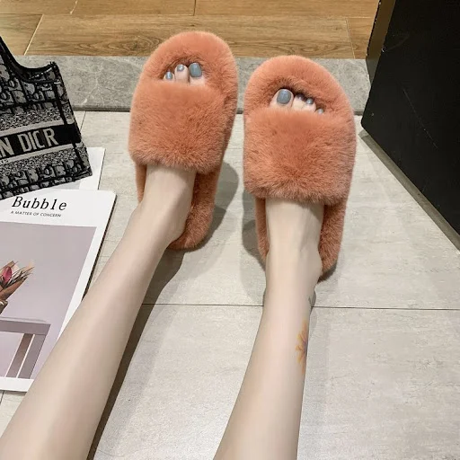 Title 7, Furry Slippers for Unmatched Comfort and Warmth...