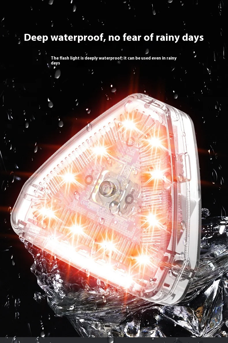 Title 10, Triangle Warning Remote Control Lights for Car....