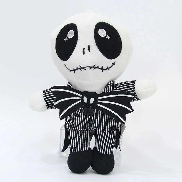 Boneco de pelúcia Pumpkin Jack Halloween, boneco de caveira, ideal para decoração e abraços assustadores na época do Halloween. — foto 3