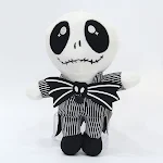 Boneco de pelúcia Pumpkin Jack Halloween, boneco de caveira, ideal para decoração e abraços assustadores na época do Halloween. — foto 3