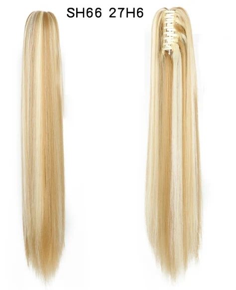 Modischer Damen-Haarclip aus Chemiefaser, kratzfrei, mit Pferdeschwanz, für glattes Haar - Einfache Frisur — foto 14