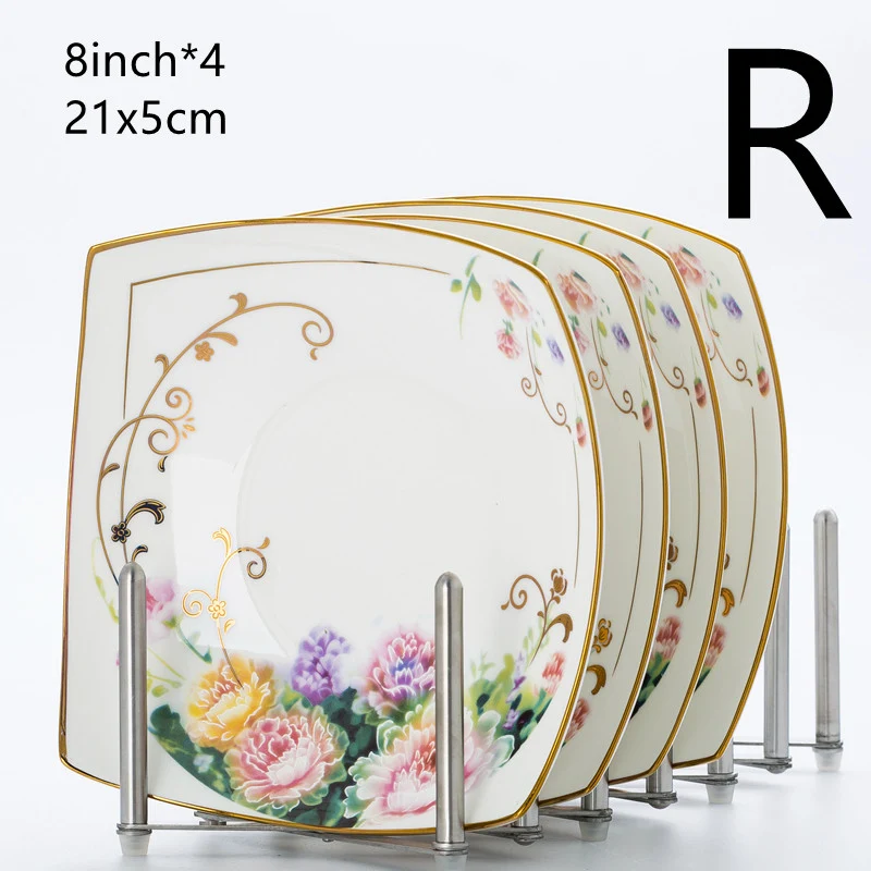 Title 8, Jingdezhen Household Ceramic Square Deep Plate ...
