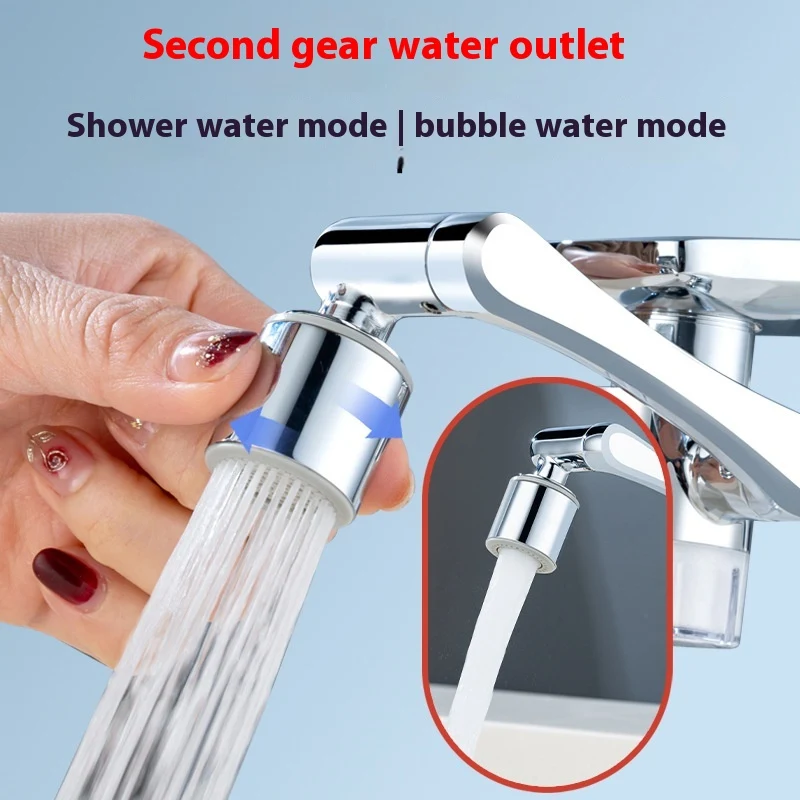 Household Splash-proof Filter Faucet Mechanical Arm Universal Lengthened Extension Bubbler for easy washing and water sa — photo 9