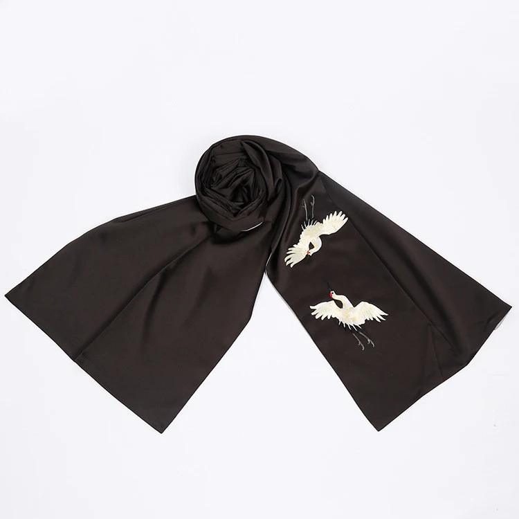 Men's Songhe Imitation Silk Scarf. Experience luxurious softness and elegance. Perfect for everyday wear and special occ — photo 2