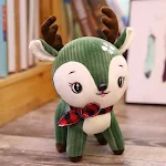 Creative Sika Deer Plush Toy Giraffe Doll Soft and Cuddly Perfect Gift for Kids Playtime Companion and Bedroom Decoratio — photo 5