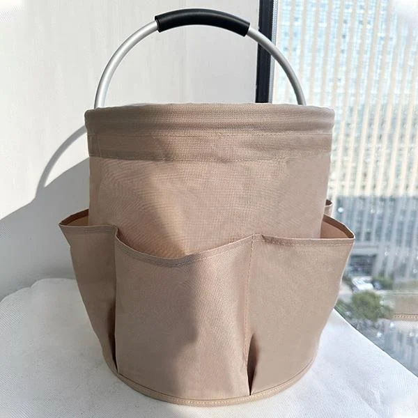 Bolsa de banho dobrável para armazenamento portátil. Organize seus itens de higiene pessoal com praticidade, economizando espaço em casa e viagens. — foto 1