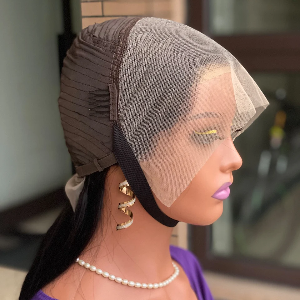 Peluca de cabello humano bob 200% densidad, aspecto natural y volumen. Luce un estilo moderno y elegante con esta peluca fácil de usar. — foto 5