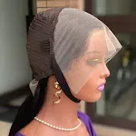 Peluca de cabello humano bob 200% densidad, aspecto natural y volumen. Luce un estilo moderno y elegante con esta peluca fácil de usar. — foto 5