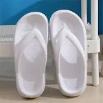 Chinelos Clip Toe Eva antiderrapantes femininos, solado macio, rasteirinhas, plataforma grossa, ideais para banheiro e verão. — foto 4