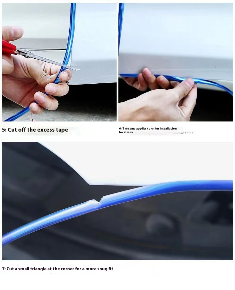 Universal Car Door Bumper Strip Protection Prevent Dents and Scratches Protects Door Edges and Surfaces Easy Installatio — photo 2