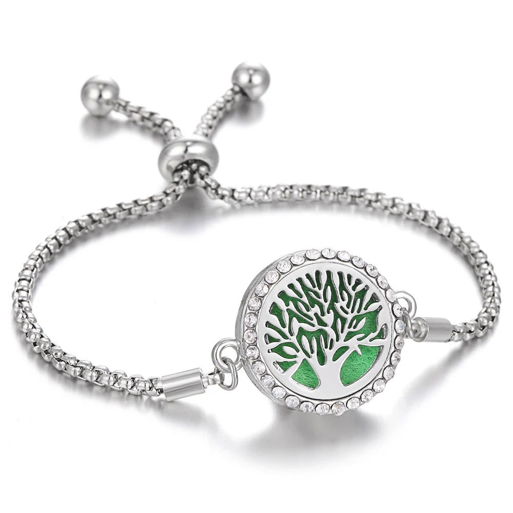 Novo 2024 Bracelete Aromaterapia Caleidoscópio Difusor Óleo Essencial Medalhão Pingentes Feminino Aroma Difusor Jóias — foto 2