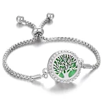 Novo 2024 Bracelete Aromaterapia Caleidoscópio Difusor Óleo Essencial Medalhão Pingentes Feminino Aroma Difusor Jóias — foto 2