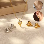 Colar Coração Retrô Aço Inoxidável Personalizado Joia Feminina Amor Dia dos Namorados Presente Romântico — foto 2