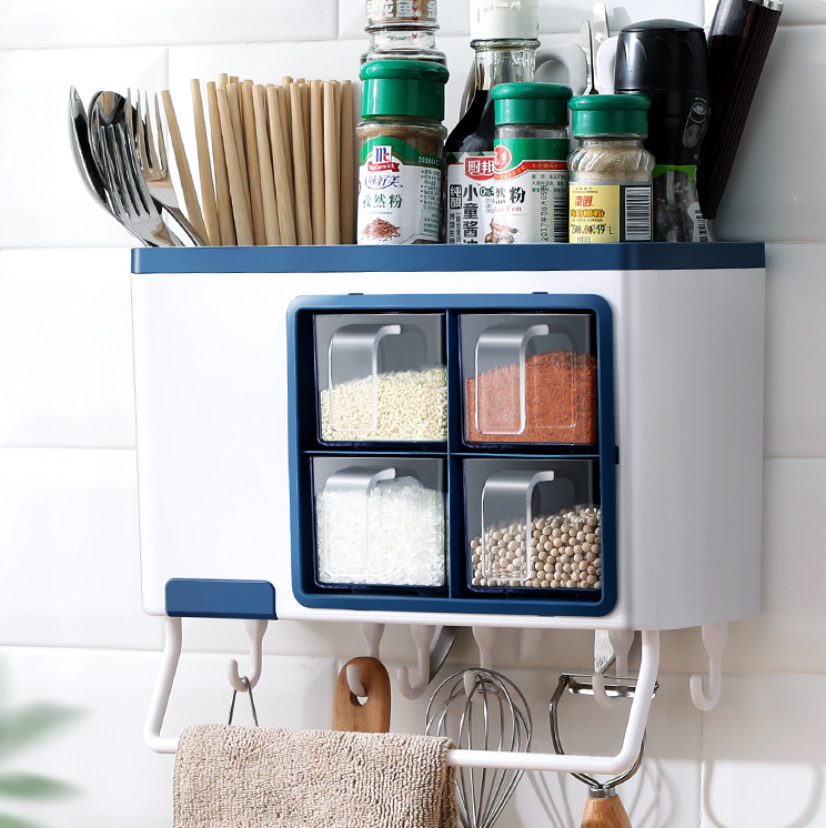 Title 4, Wall mounted multifunctional seasoning box. Kee...