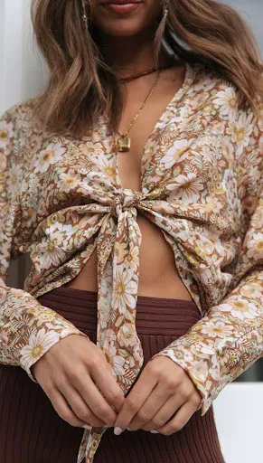 Title 9, Womens Fashion Print Cardigan Long Sleeve Lace...