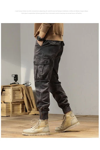 Title 6, New Retro Ankle-tied Loose Overalls Versatile C...