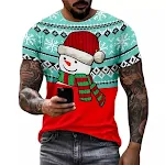 3D Digital Printed Christmas Top For Men — photo 4