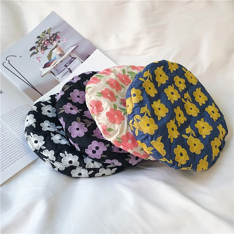 Title 1, Mode Zoete Leuke Bloem Baret Hoed Vrouwen