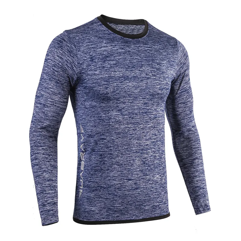 Venda Direta de Fábrica Roupa Esportiva de Secagem Rápida Fitness Masculina Basquete Compressão Manga Longa Ao Ar Livre — foto 17