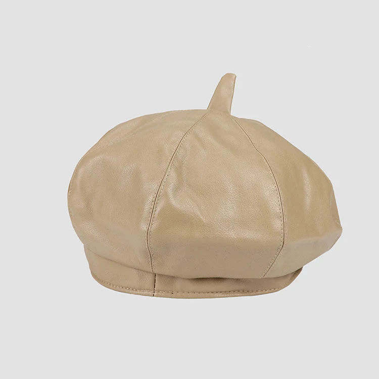 Title 5, Womens English Vintage Leather Octagonal Hat