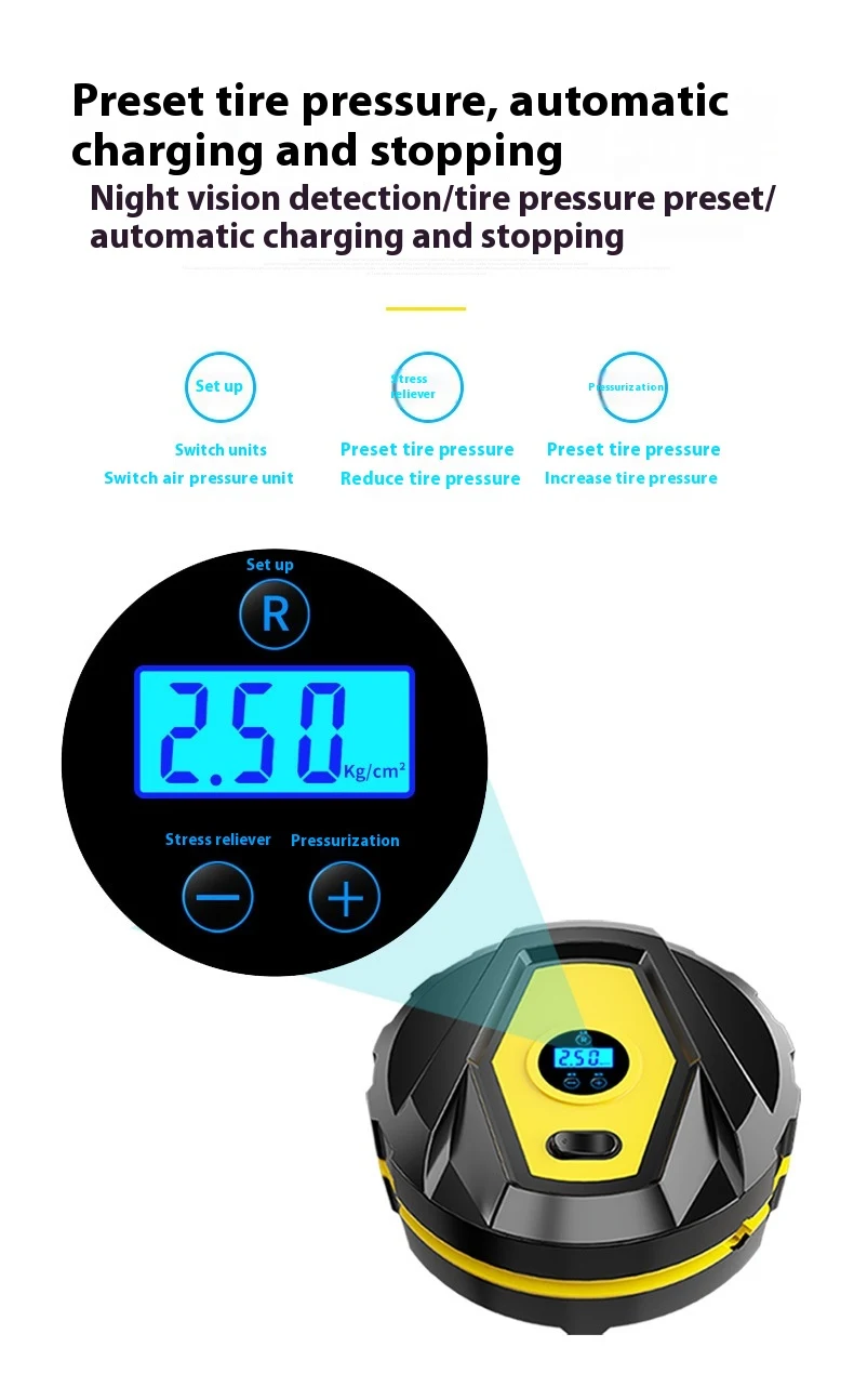 Title 12, Car Inflatable Small Mini Portable Multifunctio...