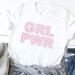 T-shirt a maniche corte girocollo con scollo rotondo delle Suffragette europee e americane — foto 6
