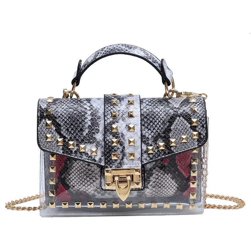 Bolsa de Ombro Studded Graffiti All-match com Estampa e Mãe, Mensageiro para Mulheres, Combina com Tudo, Prática e Elegante — foto 1