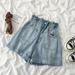 Elastische taille shorts voor dames, perfect voor elke outfit. Comfortabel, veelzijdig en makkelijk te combineren. Ideaal voor een casual en stijlvolle look. — foto 1