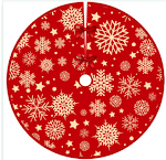 Christmas Decorative Creative Cute Printing Tree Skirt adds festive charm to your home, easy to install, creates a warm — photo 4