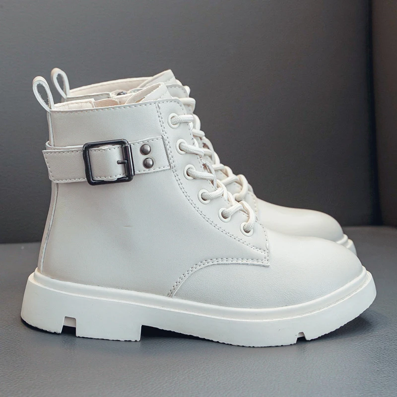 Title 4, Sapatos Infantis Estilo Britânico Botas de Cour...