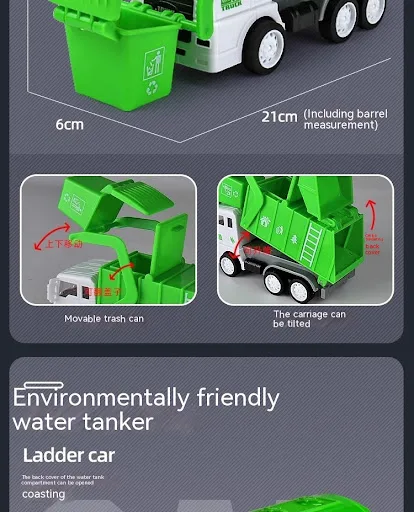 Title 6, Childrens Inertia Garbage Sorting Bucket And S...