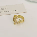 Anel de Anotações de Moda Personalizado Feminino. Escreva suas ideias, lembre-se de momentos e expresse-se com este anel único e elegante. — foto 5