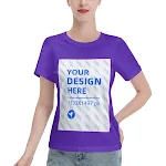 Camiseta feminina padrão simples e prática de manga curta — foto 20