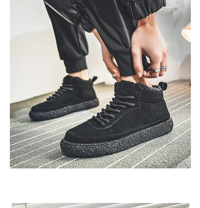 Title 2, Scarpe da skate casual da uomo in pelle scamosc...