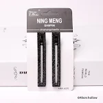 Spray Paint Spot Drill Classic Bow haarclip, een modieus accessoire dat je kapsel opfleurt. Creëer gemakkelijk een trendy look met deze haarclip. — foto 8