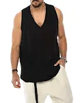Regata masculina streetwear, tendência de personalidade, sem mangas. Camiseta perfeita para um visual moderno e despojado. — foto 1