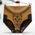Naadloze dames broek met hoge taille en kattenprint, comfortabel en flatterend, ideaal voor dagelijks gebruik en een modieuze look. — foto 16