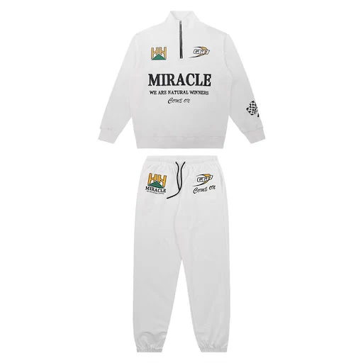 Title 1, Half-open collar sweater two-piece streetwear, ...