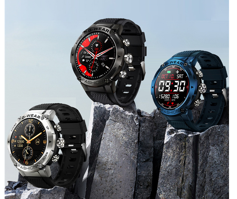 Bluetooth Talk Smart Watch Freqüência cardíaca pressão arterial — foto 2