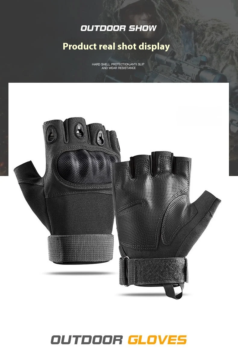 Title 10, Carbon Fiber CS Tactical Gloves, Cut-resistant,...