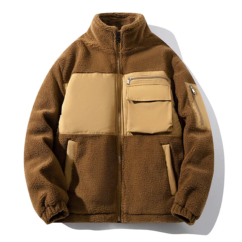 Casaco Acolchoado de Algodão com Gola Alta Grossa e Quente para Trabalho. Roupa de Trabalho Resistente e Confortável para o Inverno — foto 8
