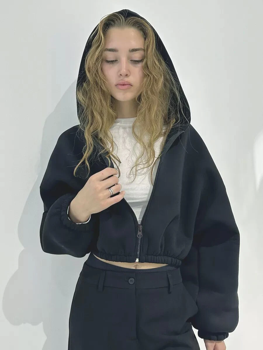 Title 22, European and American Fashion Hoodie Short Jack...