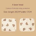 2pcs A Bear Head