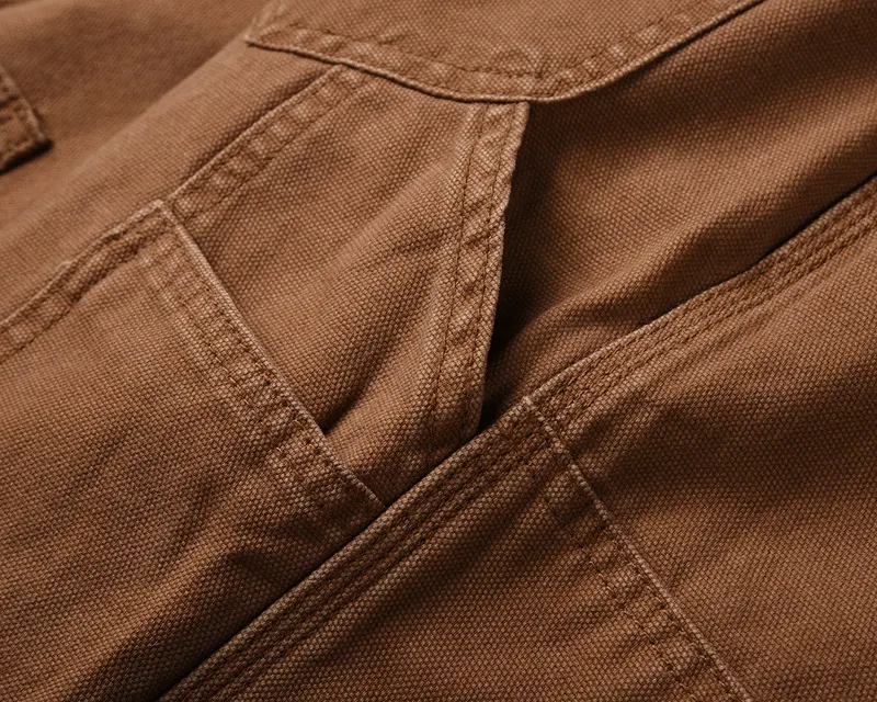 Heavy Industry Side Zipper Straight Drawstring Pants. Durable, comfortable, and functional work pants. Ideal for demandi — photo 8