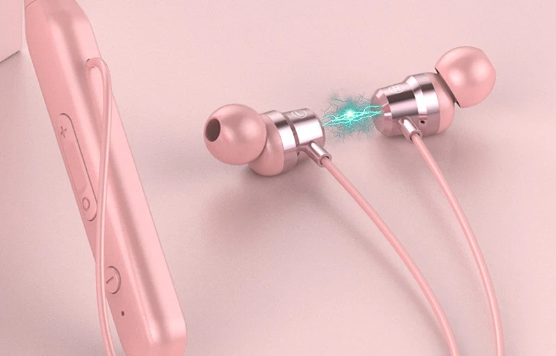 Fone de ouvido G06 Bluetooth sem fio com neckband magnético, à prova d'água. Headset esportivo estéreo para música. Liberdade e conforto. — foto 3
