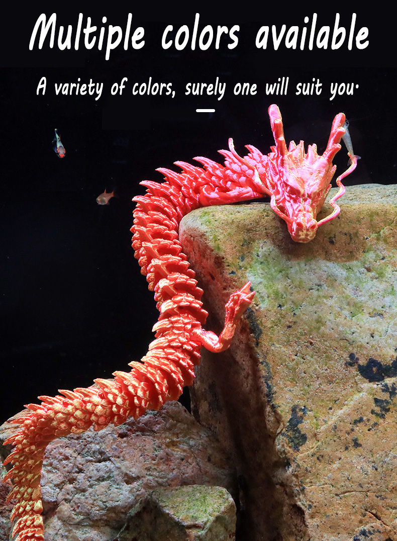 Title 2, Aquarium scenery decoration, 3D printed jointed...
