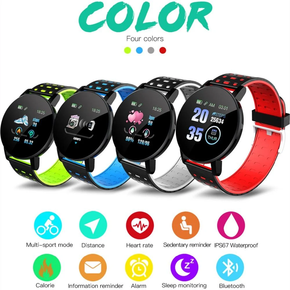 Title 2, Bluetooth smartwatch for health and activity tr...