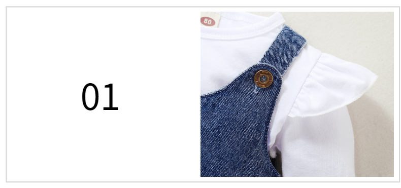 Title 8, Conjunto de Roupas para Bebê Menina Manga Longa...