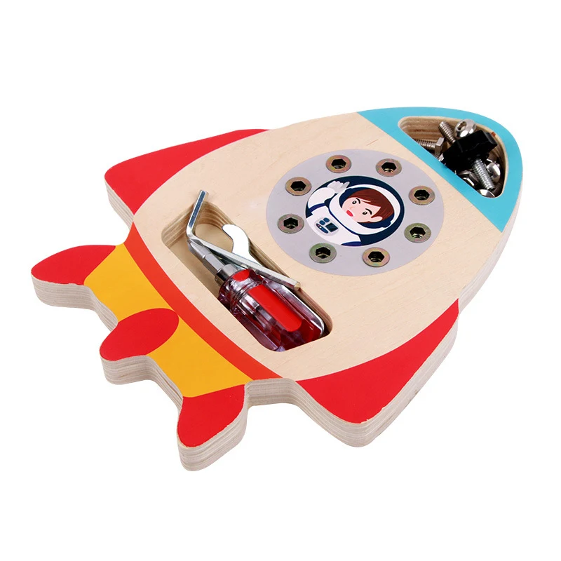 Children's Fun Space Nut Rocket Puzzle Enhances Problem-Solving Skills and Creativity Educational and Engaging Toy for K — photo 3